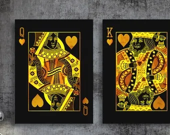 俄罗斯转盘扑克艺术画